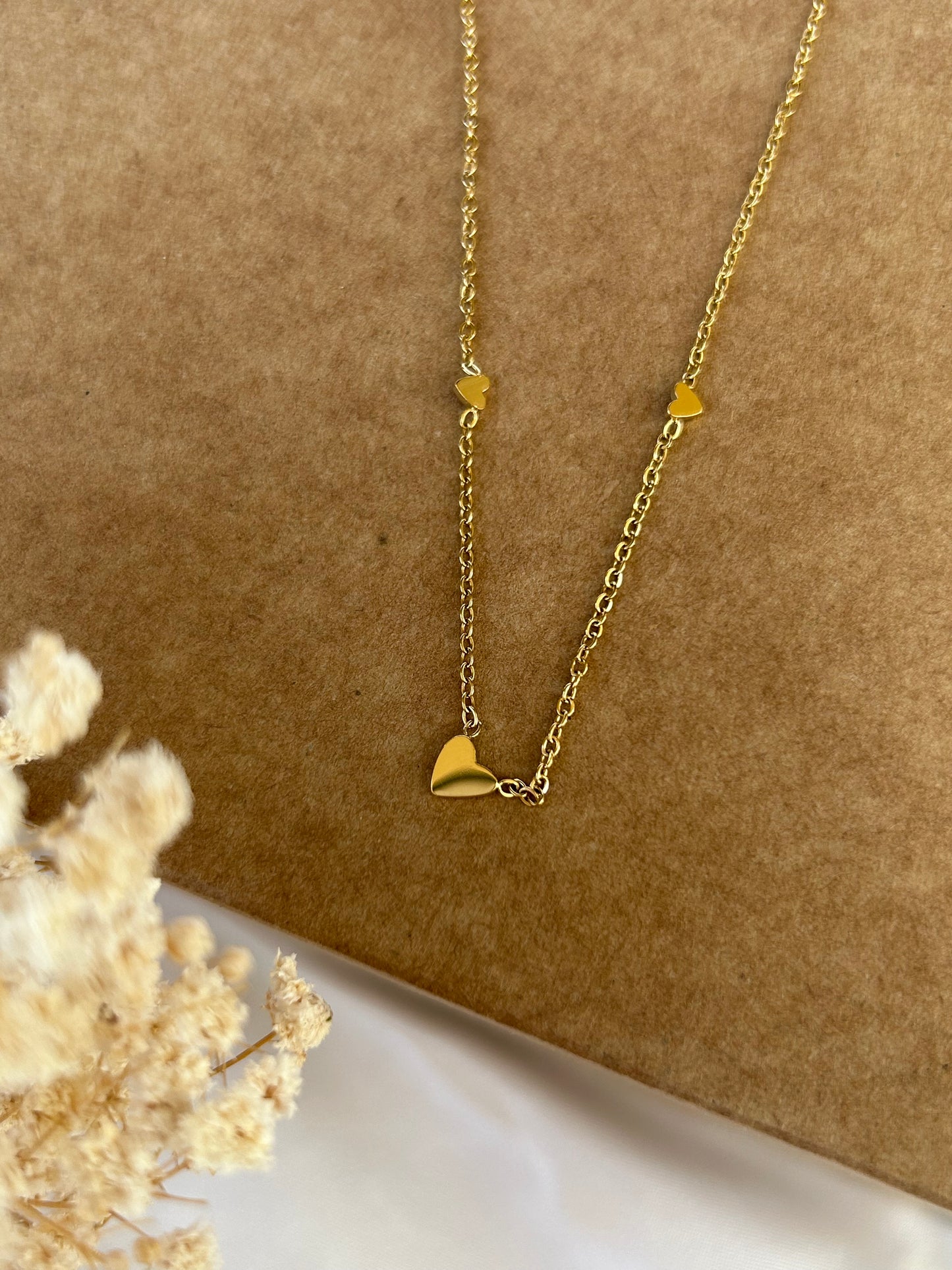 Tiny Hearts Necklace