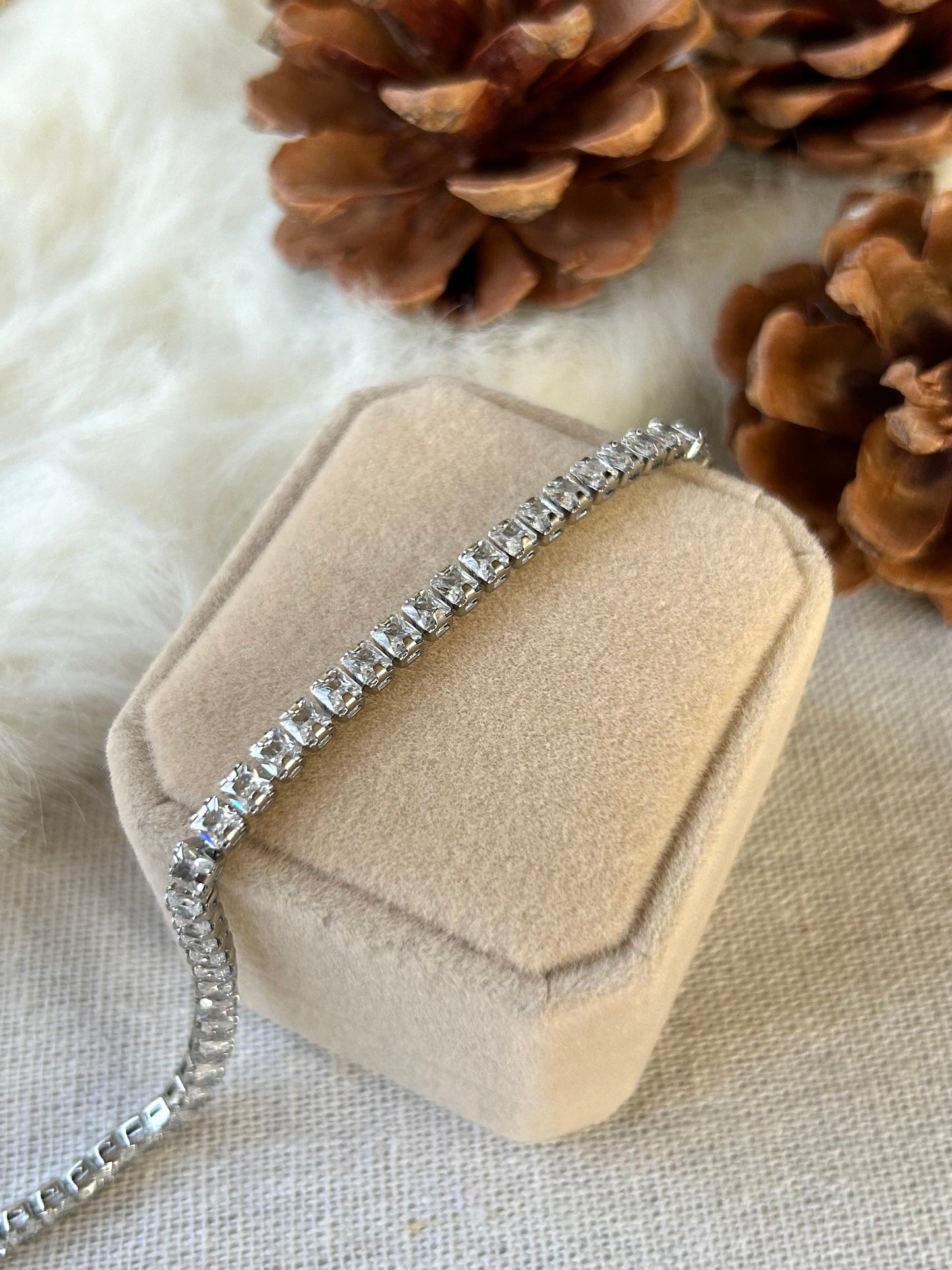 Silver Tennis Bracelet