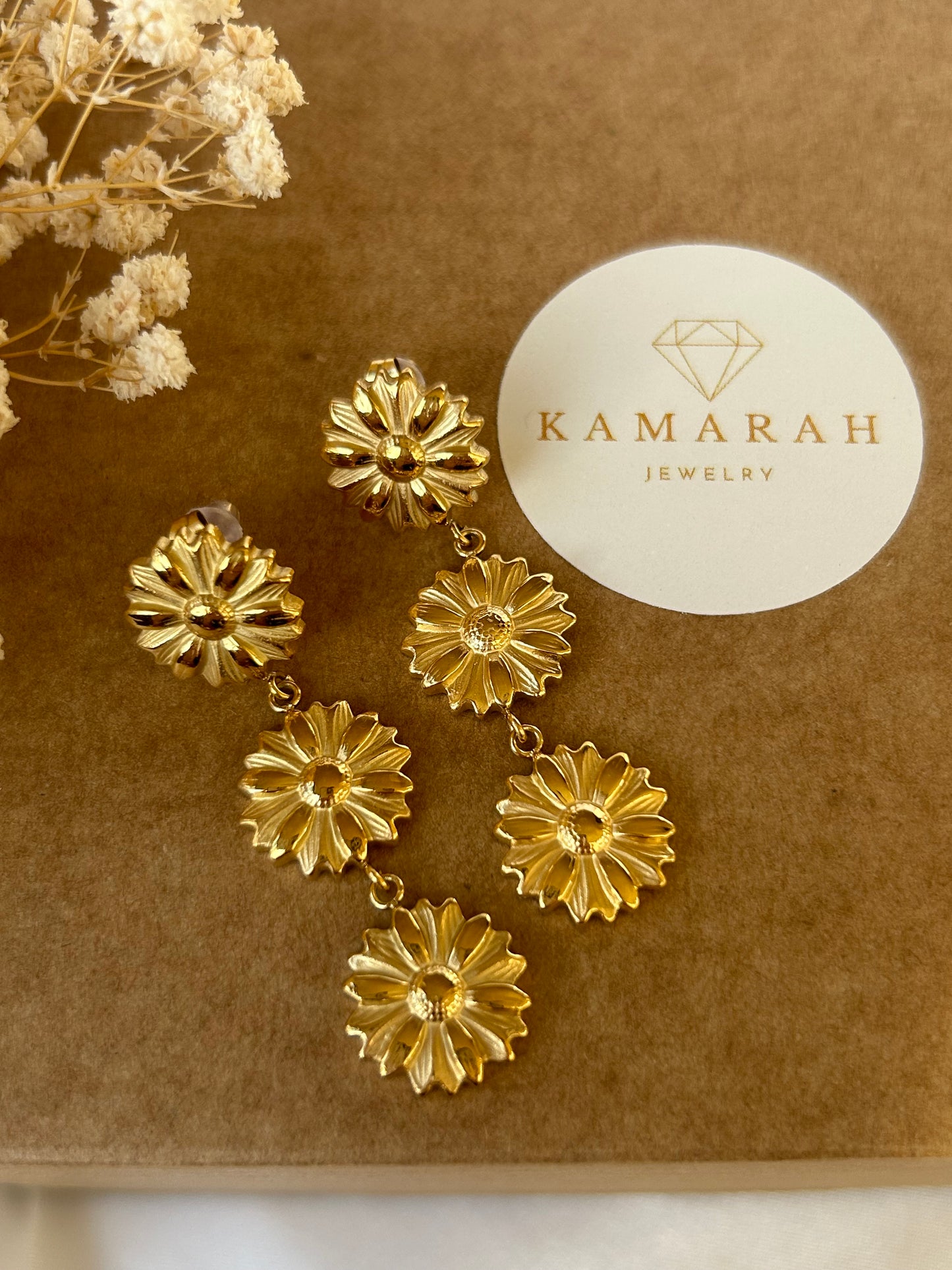 Vintage Flower Earrings