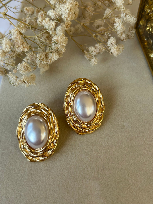 Pearl earrings