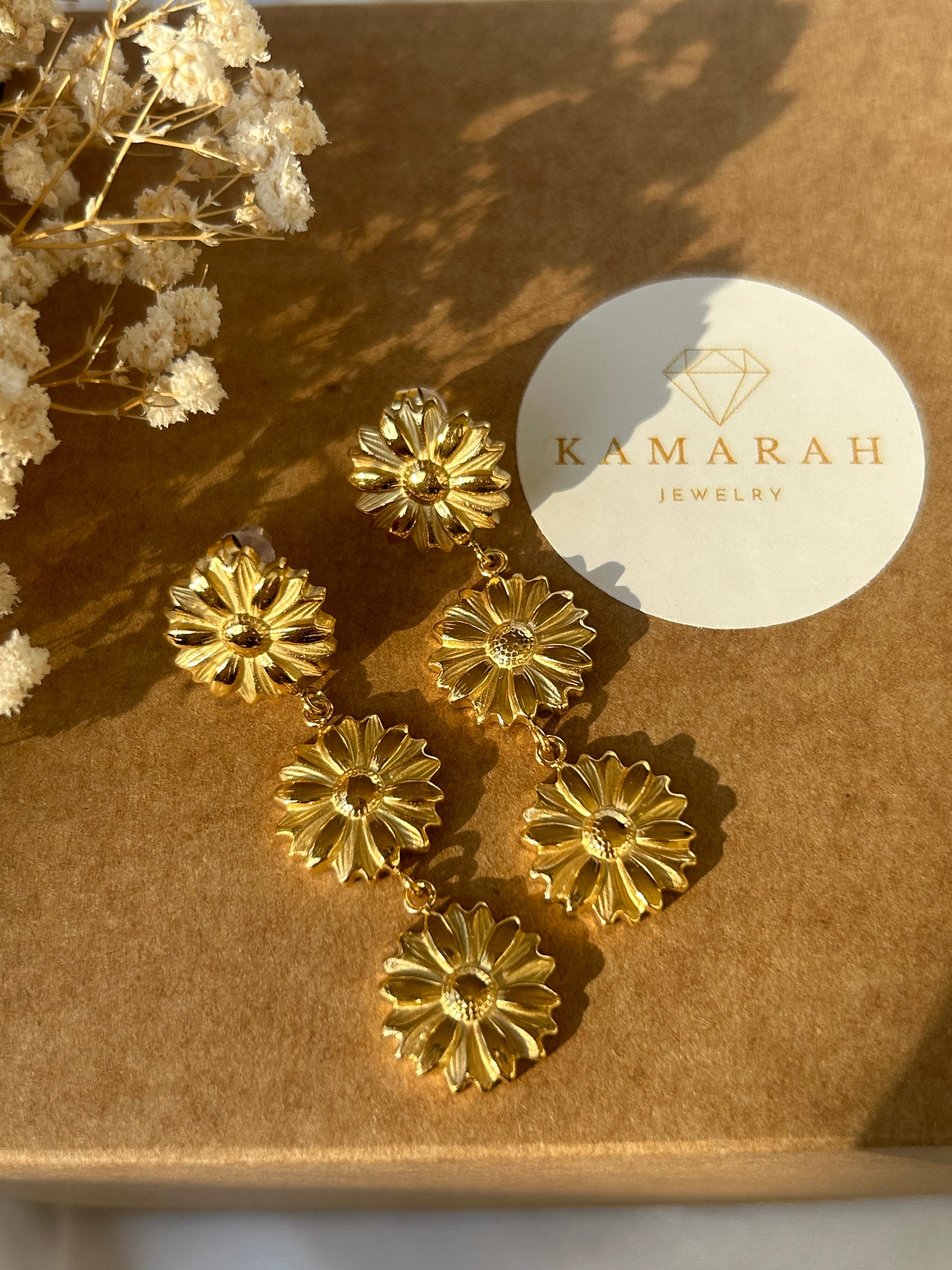 Vintage Flower Earrings