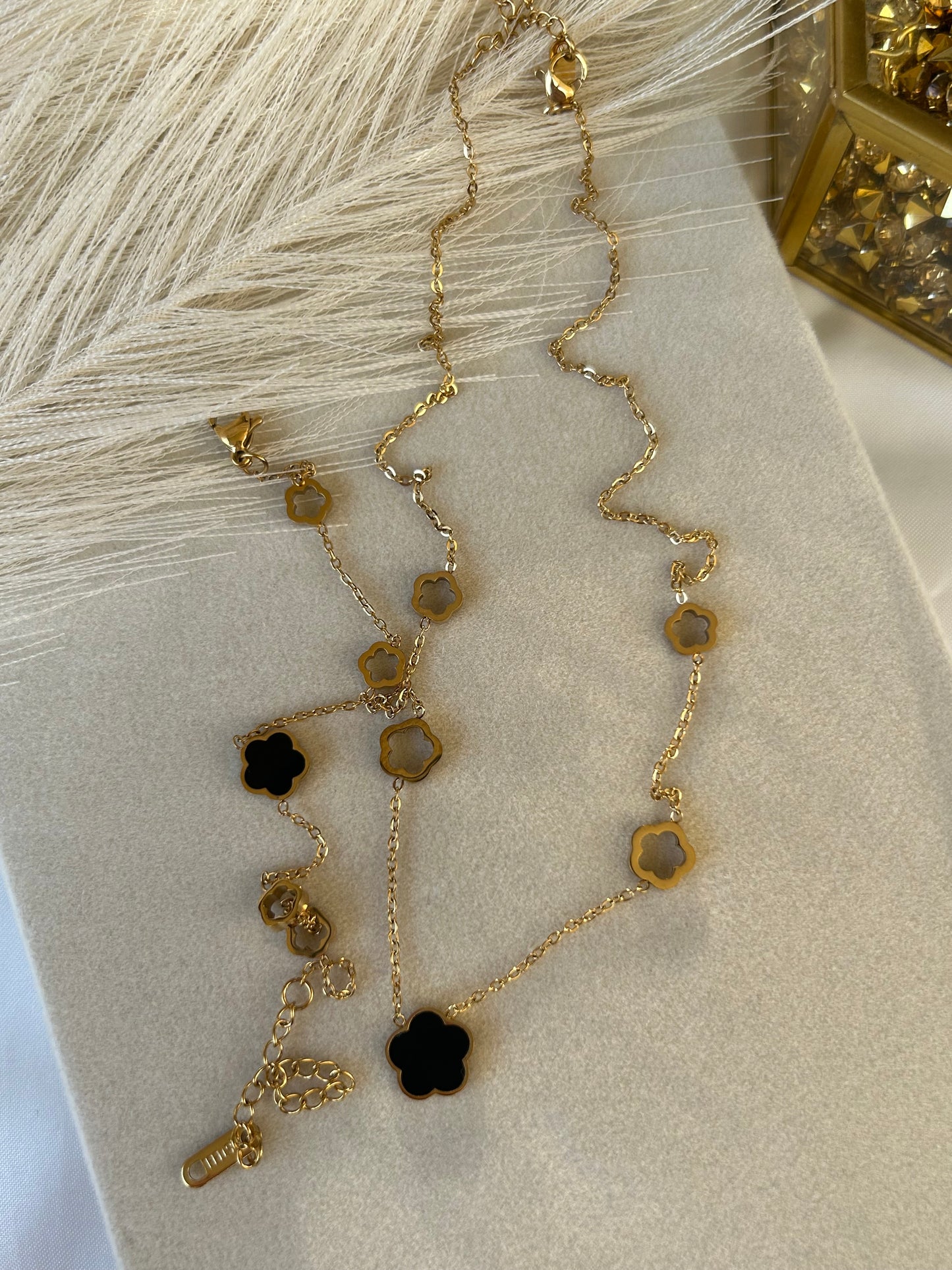 Double Sided Clover Necklace